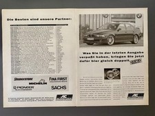 AC Schnitzer BMW E39 5er Tuning 1997 Vintage Ad Werbung Reklame