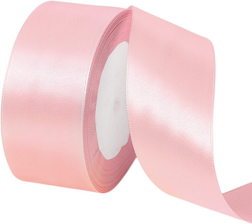 Satinband rosa 40mm meters - satinband, 40mm,