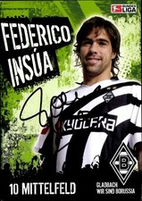 Autogrammkarte Fußballer Frederico Insua, Borussia... - 11342416