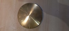 alte Pendellinse / Pendelscheibe , "messing" , 14,5 cm