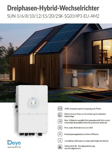 Deye hochvolt hybrid solar - deye,