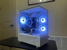 White 1080p Gaming PC | Ryzen