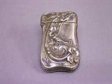 JUGENDSTIL STREICHHOLZETUI, VESTA- ETUI, VESTA CASE, UM 1900