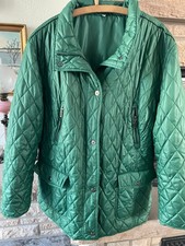 Grüne Steppjacke Damen Gr. 50 - kurz getragen, einmal gewaschen