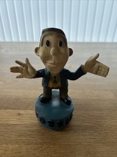 Fossil Werbefigur Fred Wackelkopf nach 1990 ca.15x13cm guter Zustand