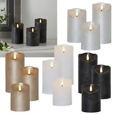 LED Echtwachs-Kerze 3D FLAMME