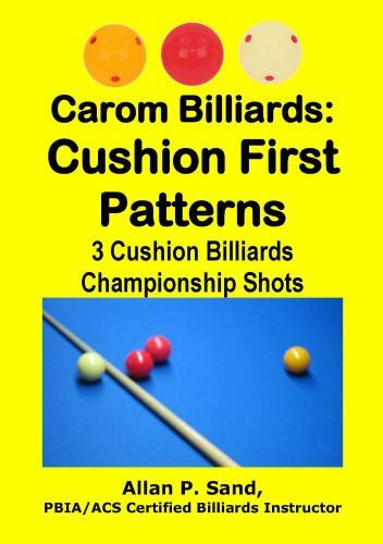Carom billiards cushion first - cushion,
