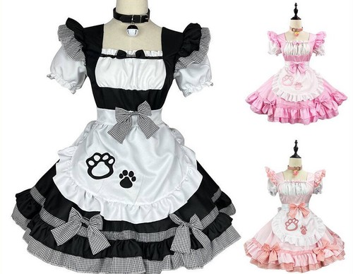 Cute neko lolita maid - neko, dress