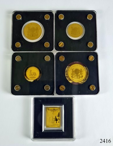 5er set goldmünzen barren - 5er,