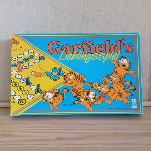 Vintage brettspiel garfield - vintage-brettspiel, "garfield's