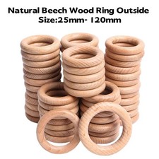 Holzringe In Buche Natur Ø 25