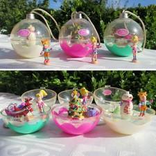 Mini Polly Pocket 💯%Komplett  Glitter Reindeer Schneemann Twinkle Tree Bluebird