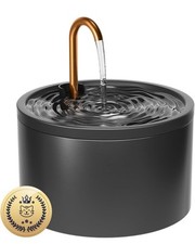 Katzenbrunnen Keramik schwarz 2,1 L Trinkbrunnen Für Katzen