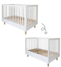 Hochwertiges Kinderbett Gitterbett Babybett inklusive Matratze - Wie neu!