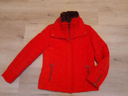 Rote steppjacke lagenlook - -,