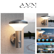 SUS316 Edelstahl Außenleuchte | Bewegungsmelder | 4 Lichtmodi – Elegante...