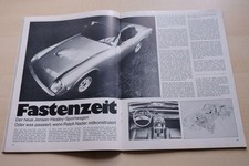 Rallye Racing 06/1972 Jensen-Healey in einer ersten Vorstellung auf 3 Seiten