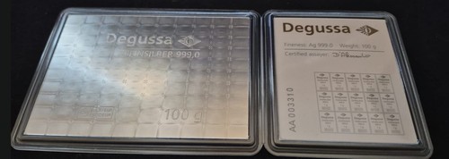 100x gramm silberbarren - silberbarren,