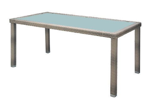 Polyrattan premium gartentisch - premium,