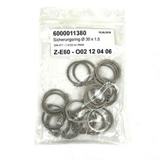 Sicherungsring Federstahl Ø 30x1,5mm DIN 471 für Welle 1.4122 (VE 5Stk.), unused
