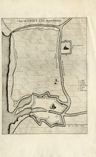 Antike Landkarte-Hafen und