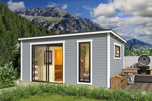 Saunahaus gartensauna nova - gartensauna,
