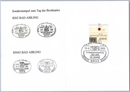 Klappkarte tag der briefmarke - tag,