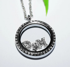 Edelstahl Medaillon DM ROSE