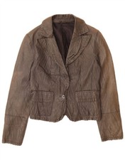 Stefanel Damen 2 Knopf Leder