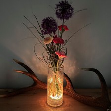 Große Blumenvase Glas mit