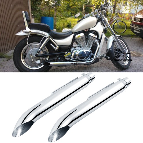 Chrom auspuff - 2x,