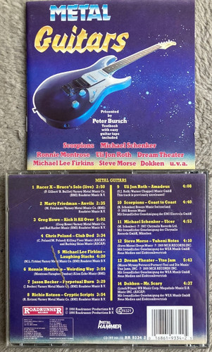 Various metal guitars - guitars, cd