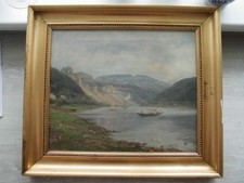 Kleines antikes Ölbild