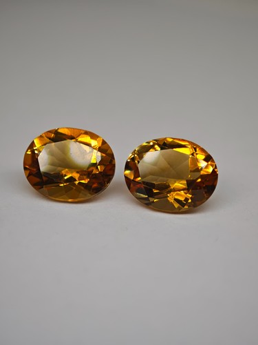 Citrin paar 51ct vvs - citrin, 4.51ct