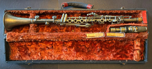 Vintage metallklarinette paul - vintage,