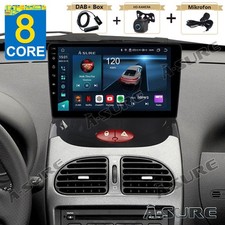 DAB+ 4G Lte Android Autoradio CarPlay GPS NAVI WiFi Für PEUGEOT 206 CC 1999-2009
