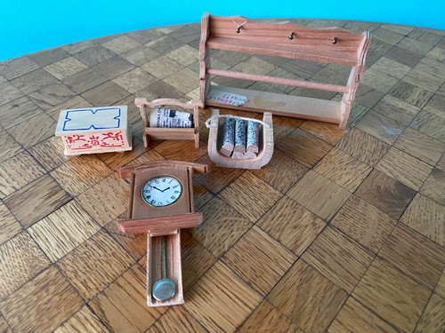 Zeitungsständer kaminholz uhr - zeitungsständer,