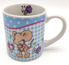 Lillebi Tasse Porzellan Steinbeck Maus Sammeltasse mit Motiv Becher blau Pios