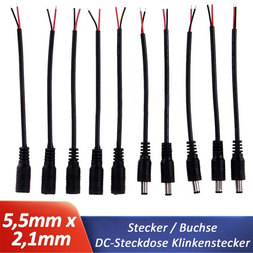 5mm 1mm dc buchse strom - x,