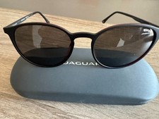 ** Neuwertige Jaguar 7613 6100 Sonnenbrille Damen ** rot/grau ** runde Form **
