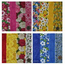 Blumen Stoffpaket 4 Stoffe