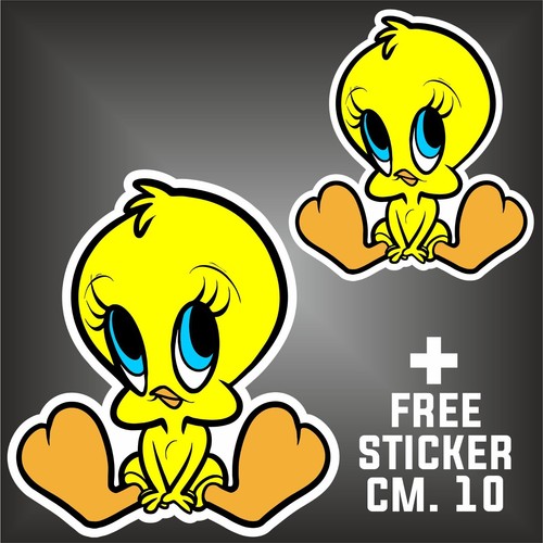 Titti tweety car decal - titti,