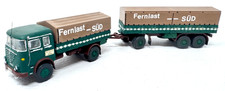 Wiking H0 LKW Büssing Fernlastzug Süd - grün / beige - Eigenbau - H0 HO 1:87