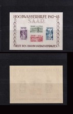 Saarland block postfrisch - 1,