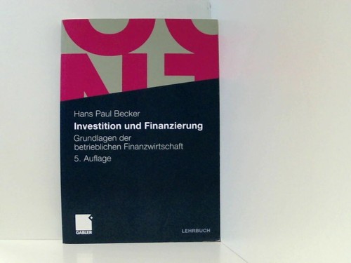 Investition und finanzierung - und,