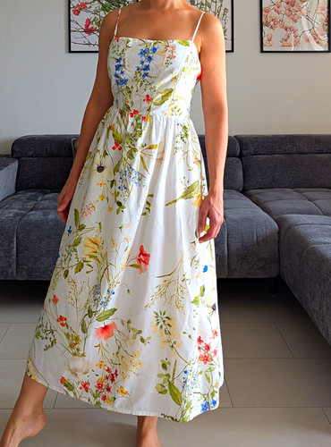 Midikleid trägerkleid - midikleid,