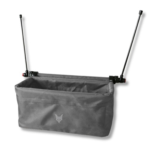Hecktasche grau für fuxlife - grau,