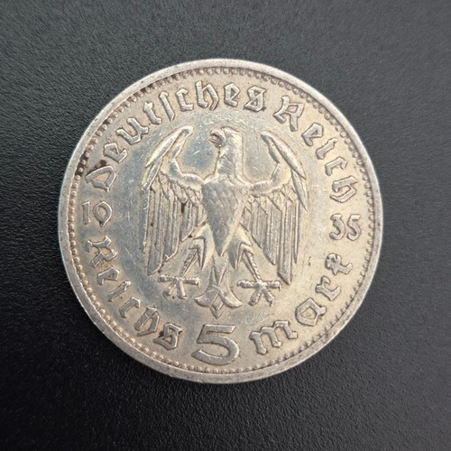 Reichsmark hindenburg sehr - 5, reichsmark,