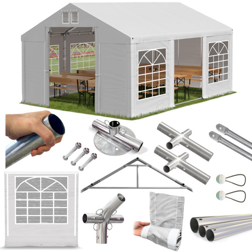 Partyzelt 5x6 gartenzelt - 5x6,