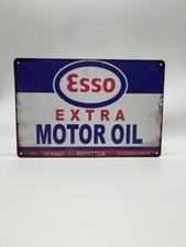 Blechschild Esso Motor Oil